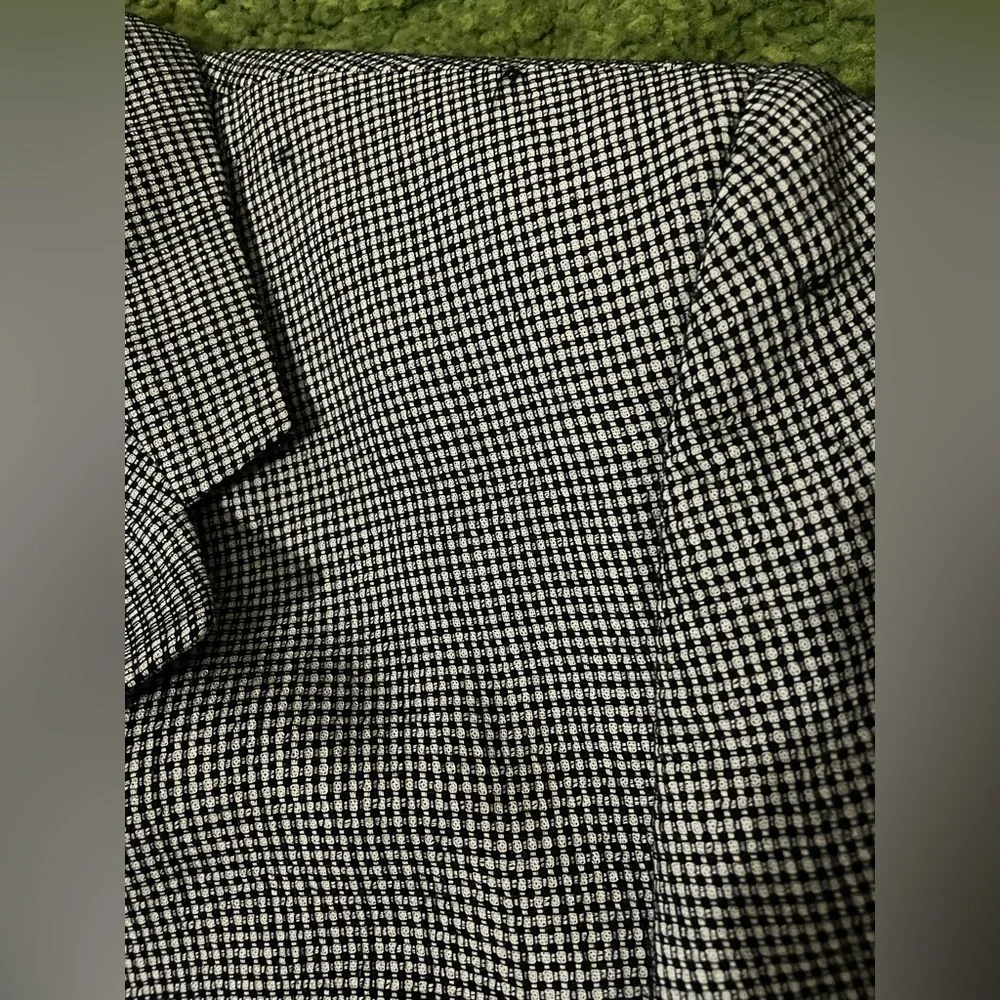 Vintage Mondo Uomo Black and White Checkered Blazer - Picture 14 of 14
